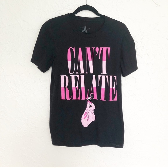 Jeffree Star Cosmetics Cant Relate Graphic T Shirt Womens size Small - Picture 1 of 3